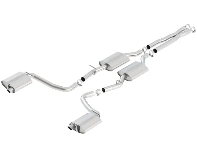 Borla 15-16 Dodge Charger R/T 5.7L No Tip Use Factory Valence Single Split Rear Exit Atak Exhaust 2