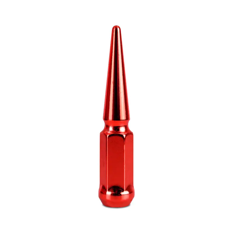 Mishimoto Steel Spiked Lug Nuts M12x1.5 20Pc Set - Red 2