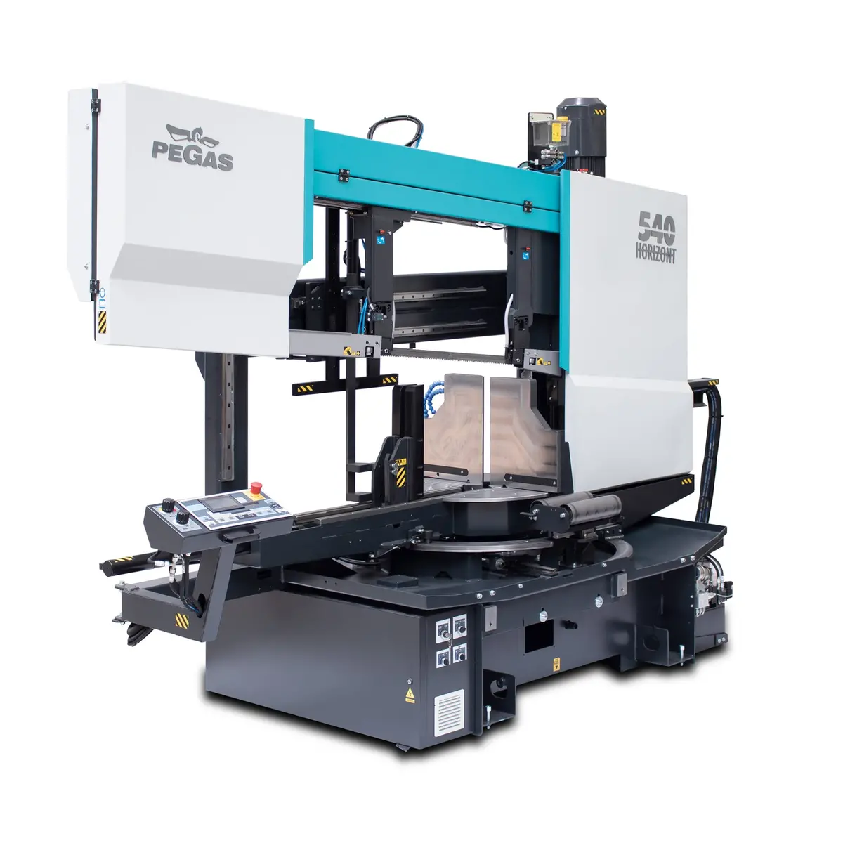 Double Column Bandsaw 540 Horizontal Shi, Dual Mitre Metal Cutting Saw, Structural Steel Cutting Saw 1