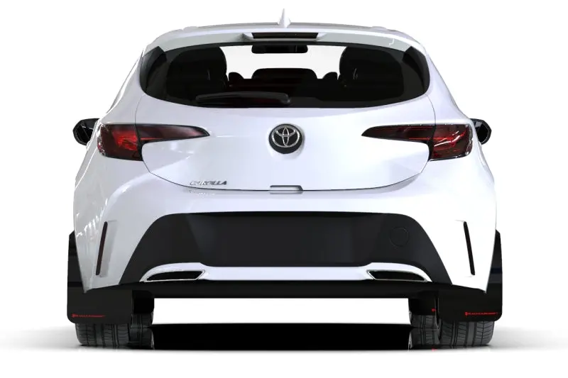 Rally Armor 18-26 Toyota Corolla Hatchback Black Ur Mud Flap Grey Logo 2
