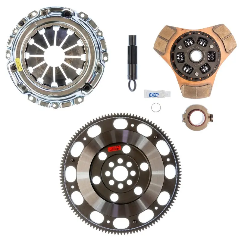 Exedy 2002-2006 Acura Rsx Base L4 Stage 2 Cerametallic Clutch Thick Disc Incl. Hf02 Lightweight Fw 1