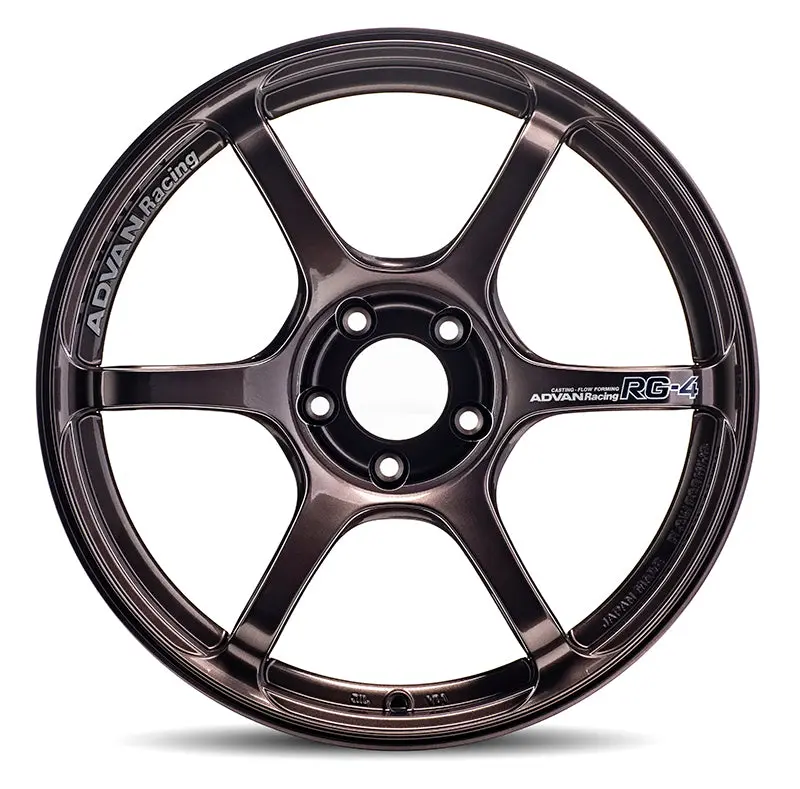 Advan Rg-4 18X8.5 +44 5X114.3 Racing Copper Bronze Wheel 1