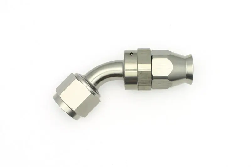 Deatschwerks 8An Female Swivel 45-Degree Hose End Ptfe (Incl. 1 Olive Insert) 2