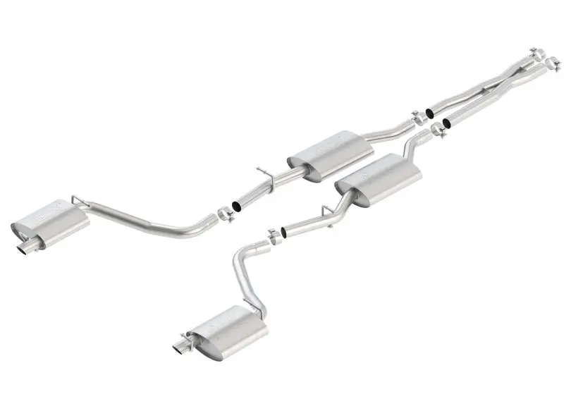 Borla 2015 Dodge Challenger 3.6L V6 Atak Catback Exhaust No Tips Factory Valance 1