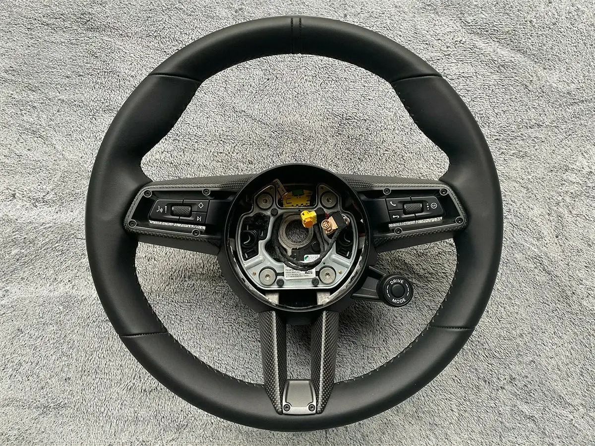 Autotecknic Carbon Fiber Steering Wheel Trim - Porsche 992 Models 4