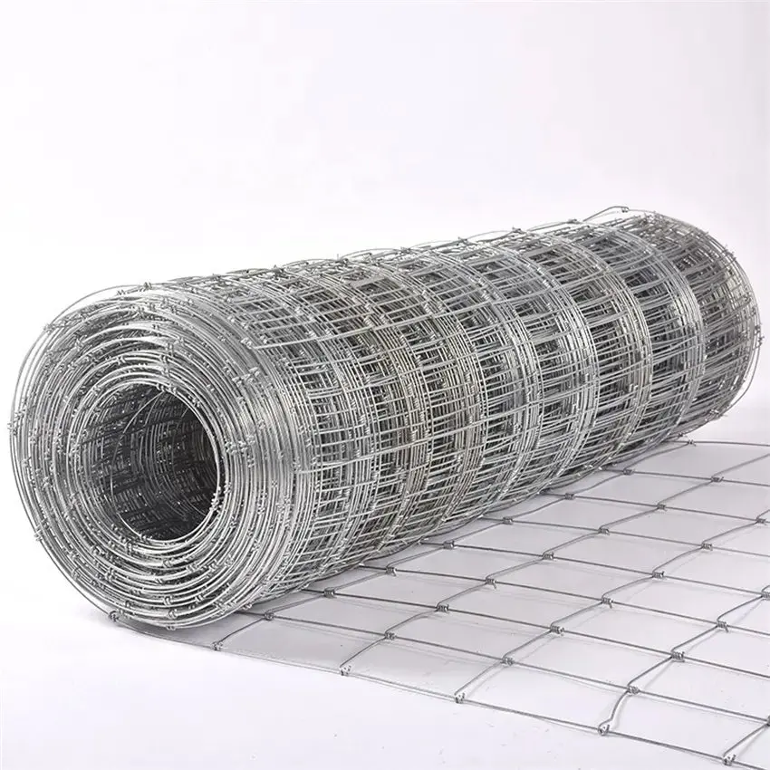 Kang Fencing Hinge Joint Cattle Fencing, Grass Land Fence Hot Dipped Galvanized Steel Wire Mesh, 115Cmx100m Roll 2