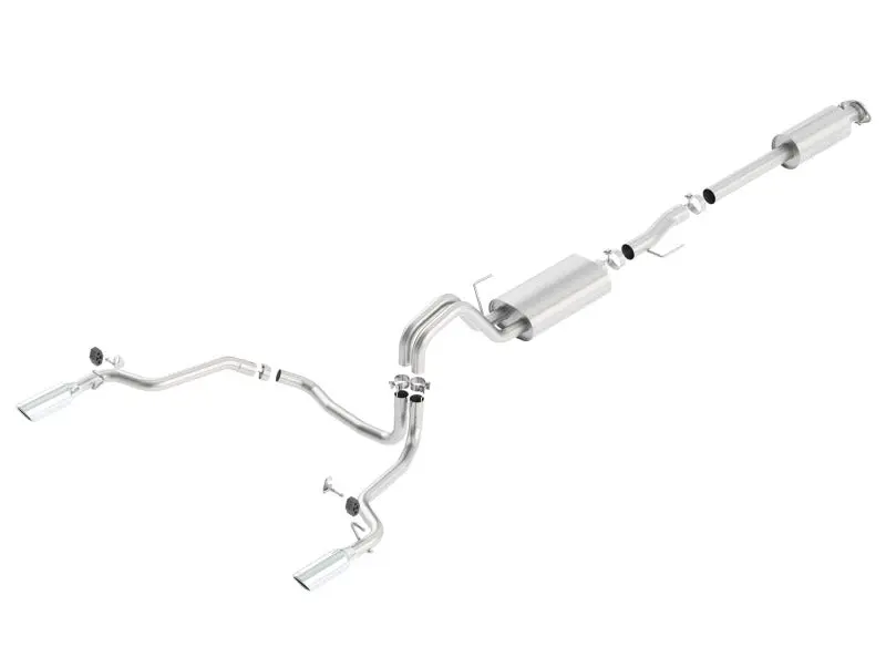 Borla 15-16 Ford F-150 2.7L/3.5L V6 / 5.0L V8 Ext. Cab Std. Bed Cb Exh Touring Single Split Rear Ext 1