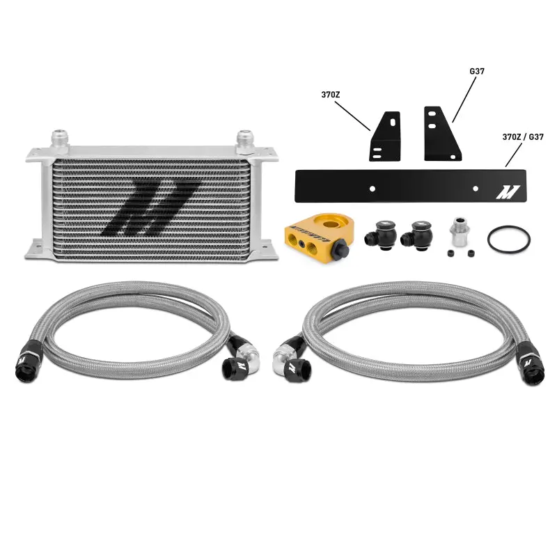 Mishimoto 09-12 Nissan 370Z / 08-12 Infiniti G37 (Coupe Only) Thermostatic Oil Cooler Kit 2
