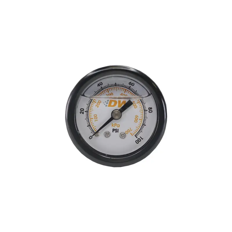 Deatschwerks 0-100 Psi 1/8In Npt Mechanical Fuel Pressure Gauge 1.5In Diameter Black Housing 2