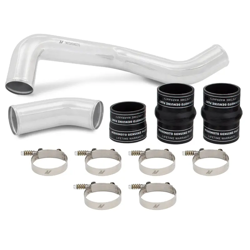 Mishimoto 17-19 Gm 6.6L L5p Hot-Side Pipe And Boot Kit Polished 1