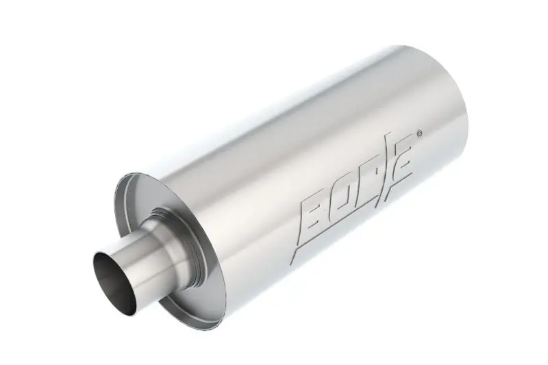 Borla Universal Performance 2.5In Inlet/Outlet Stainless Racing Muffler 1
