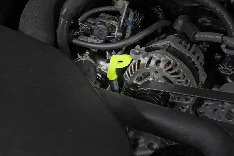 Perrin 15-25 Subaru Wrx & 13-26 Brz/Fr-S/86/Gr86 Dipstick Handle P Style - Neon Yellow 1