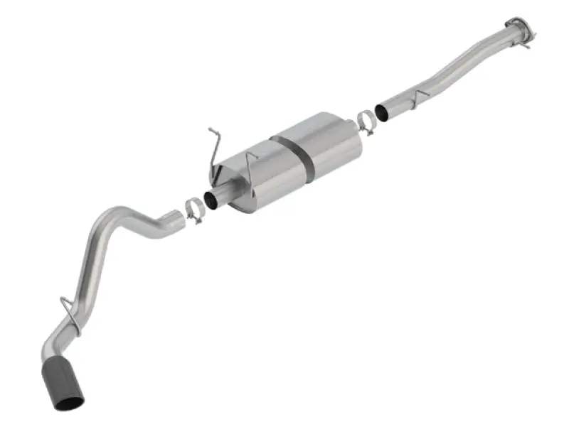 Borla 15-19 Chevy Silverado 2500 6.0L Cc/Std Bed/153.7In Wb S-Type Catback Exhaust Black Chrome Tip 1