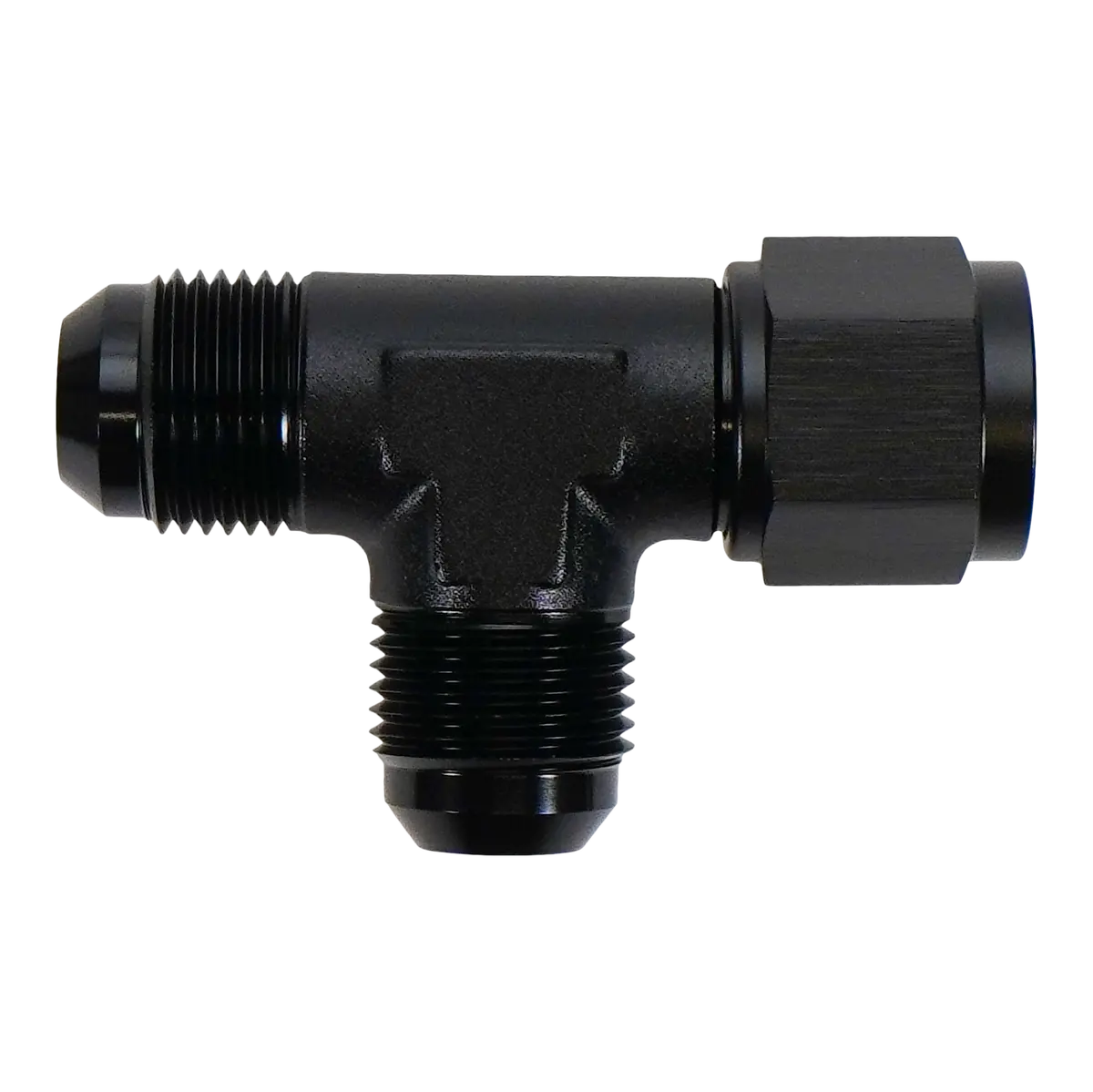 Deatschwerks10an Male Flare To Female Flare Swivel Tee On Straight 1
