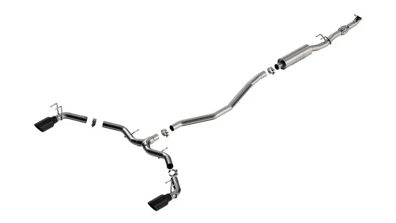 Borla 2023 Integra/22-23 Civic Si 1.5L 4 Cyl. Mt Fwd 4Dr 2.50In S-Type Catback Exhaust Black Chrome 1