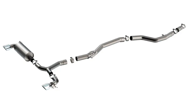 Borla 20-25 Toyota Gr Supra Atak Cat-Back Exhaust System W/ Chrome Tips 1