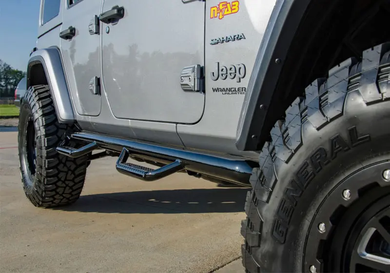 N-Fab Nerf Step 2018 Jeep Wrangler Jl Suv 4 Door- Gloss Black - W2w - 3In 2
