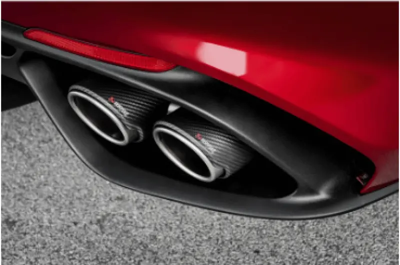 Akrapovic 17-19 Alfa Romeo Giulia Quadrifoglio Evolution Line Cat Back (Titanium) 1
