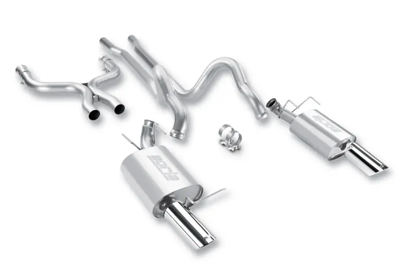 Borla 2011-2012 Mustang Gt 5.0L 8Cyl 6Spd Rwd Aggressive Atak Catback Exhaust 1