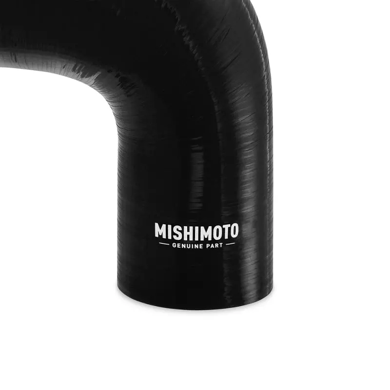Mishimoto Silicone Reducer Coupler 90 Degree 2.5In To 3In - Black 2