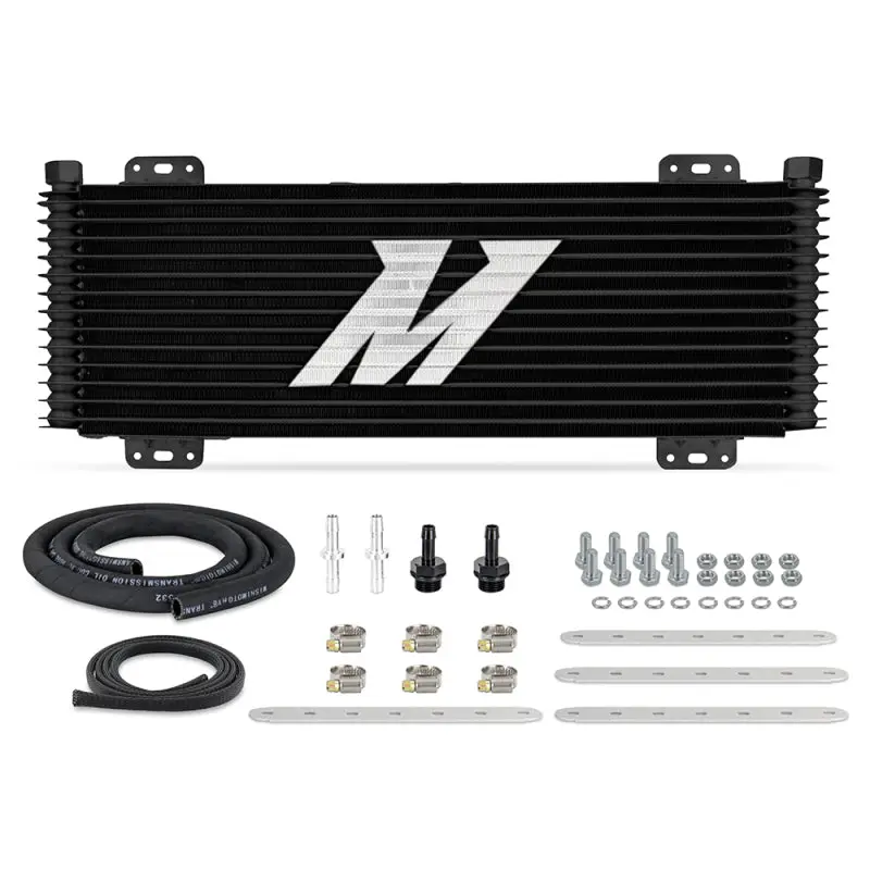 Mishimoto Universal Stacked Plate Trans Cooler 13 Row Black 1