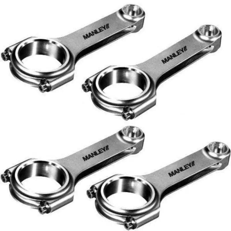 Manley Acura D16 (All) & Zc / Honda D16 (All) & Zc H-Beam Connecting Rod Set (Set Of 4) 1