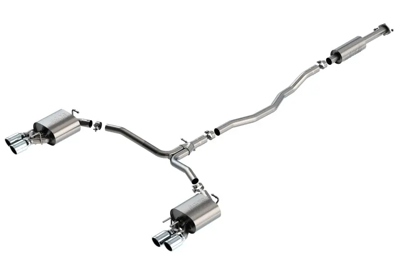 Borla 18-20 Toyota Camry Xse Cat Back S-Type Exhaust 3.5In Tip Dual Split Rear Exit 1