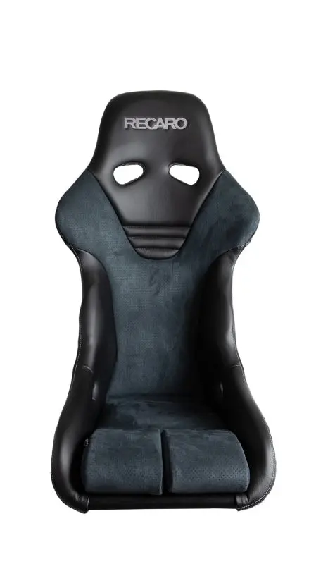 Recaro Rs-G Motorsport Seat - Black Leather/Grey Alcantara (4/5/6 Point Belt) 1