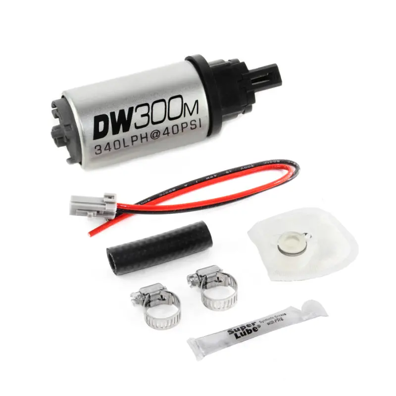 Deatschwerks 340 Lph Ford In-Tank Fuel Pump Dw300m Series W/ 05-10 Mustang V6 / V8 Install Kit 1
