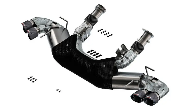Borla 20-24 Chevy Corvette 6.2L V8 At W/O Npp 3In S-Type Catback Exhaust - Carbon Fiber Tips 1