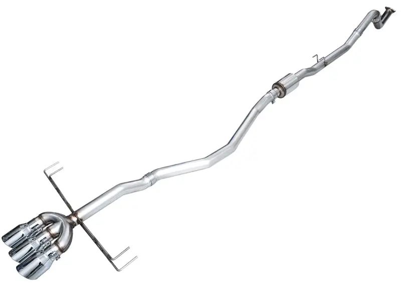 Awe Tuning 2024 Acura Integra Type S De5 Fwd Track Edition Exhaust W/ Triple Chrome Silver Tips 1