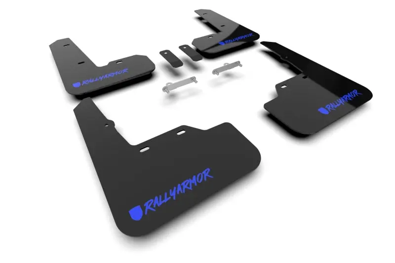 Rally Armor 22-26 Subaru Wrx Black Ur Mud Flap Altered Font Blue Logo 1