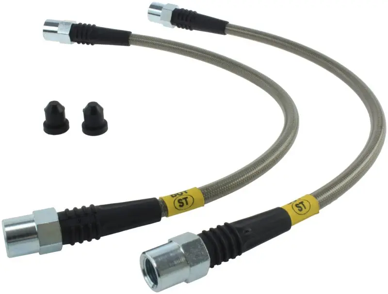 Stoptech 09-11 Audi A6 Quattro / 07-11 S6 Front Stainless Steel Brake Line Kit 1