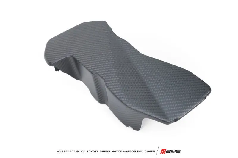 Ams Performance 2020+ Toyota Gr Supra Carbon Fiber Ecu Cover - Matte Carbon 1