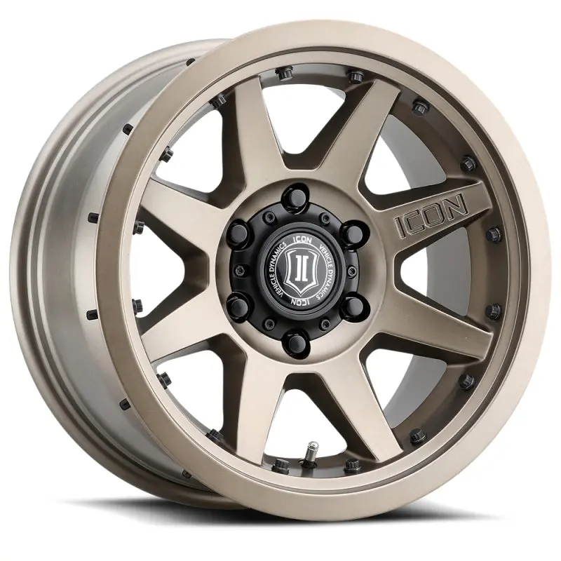 Icon Rebound Pro 17X8.5 6X135 6Mm Offset 5In Bs 87.1Mm Bore Bronze Wheel 1