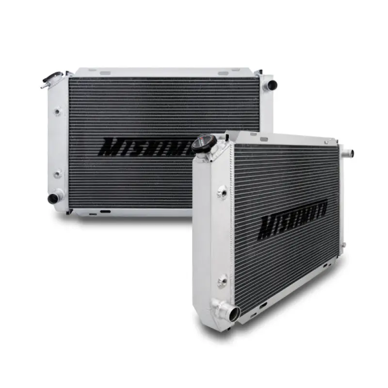 Mishimoto 79-93 Ford Mustang Dual Pass Manual Aluminum Radiator 1