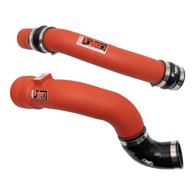 Injen 17-22 Ford F250/F/350/F-450/F-550 V8-6.7L Turbo Diesel Wrinkle Red Intercooler Piping Kit 1