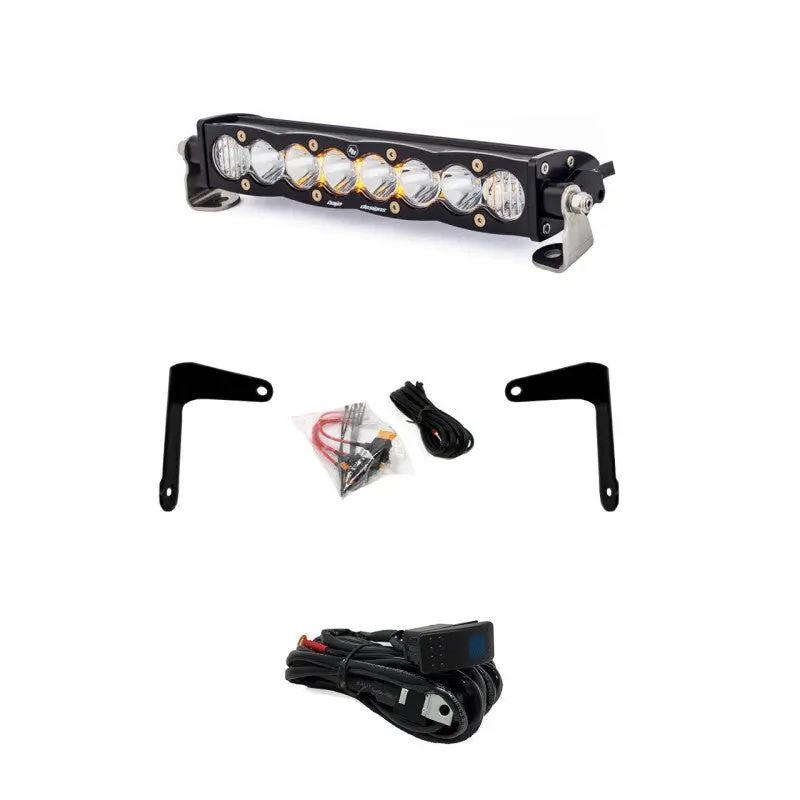 Baja Designs Can-Am X3 Shock Mount Kit W/10In S8 Light Bar - Amber 2