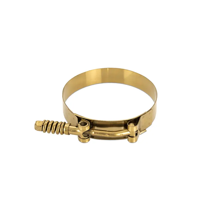 Mishimoto 3 Inch Stainless Steel Constant Tension T-Bolt Clamp - Gold 1
