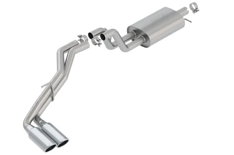 Borla 2019 Ford Ranger Xl/Xlt/Lariat 2.3L 2/4Wd Wb S-Type Catback Exhaust W/ Dual Chrome Tips 1