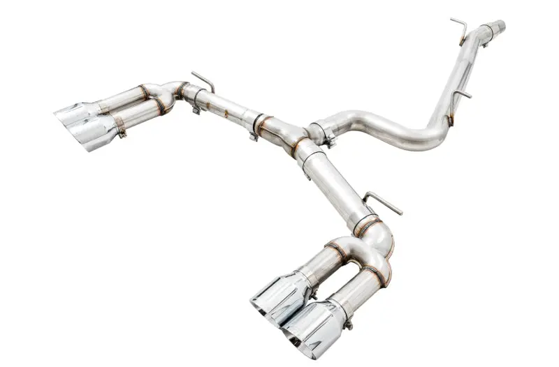 Awe Tuning Audi 8V S3 Track Edition Exhaust W/Chrome Silver Tips 102Mm 1