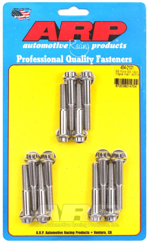 Arp Sb Ford Ss 12Pt Intake Manifold Bolt Kit 1