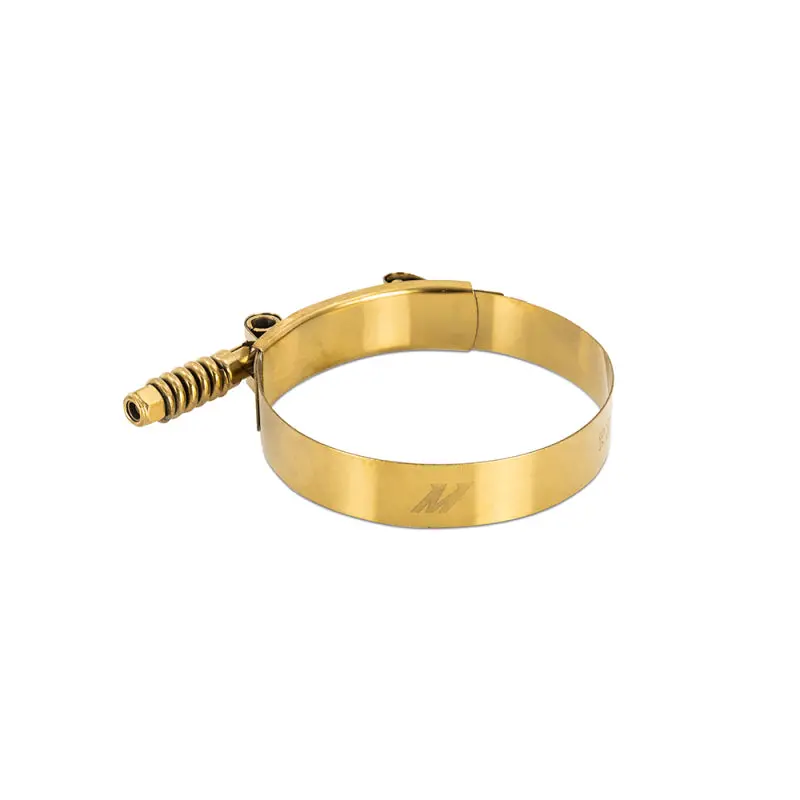 Mishimoto Stainless Steel Constant Tension T-Bolt Clamp 4.09In.-4.41In. (104Mm-112Mm) - Gold 2