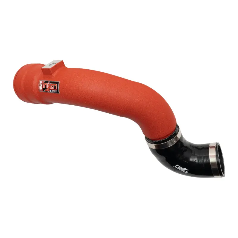 Injen 17-22 Ford F250/F/350/F-450/F-550 V8-6.7L Turbo Diesel Wrnkl Red Intercooler Cold Side Piping 1