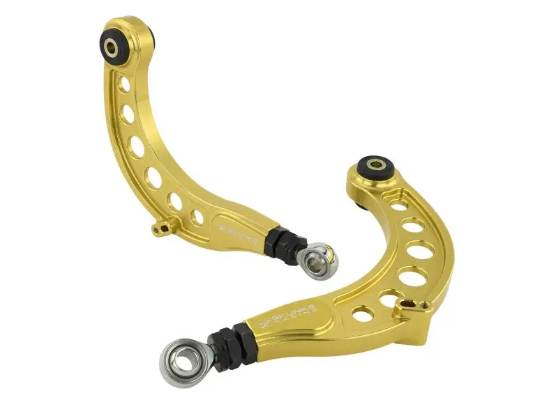 Skunk2 Pro Series 16-20 Honda Civic Gold Anodized Rear Camber Kit 1