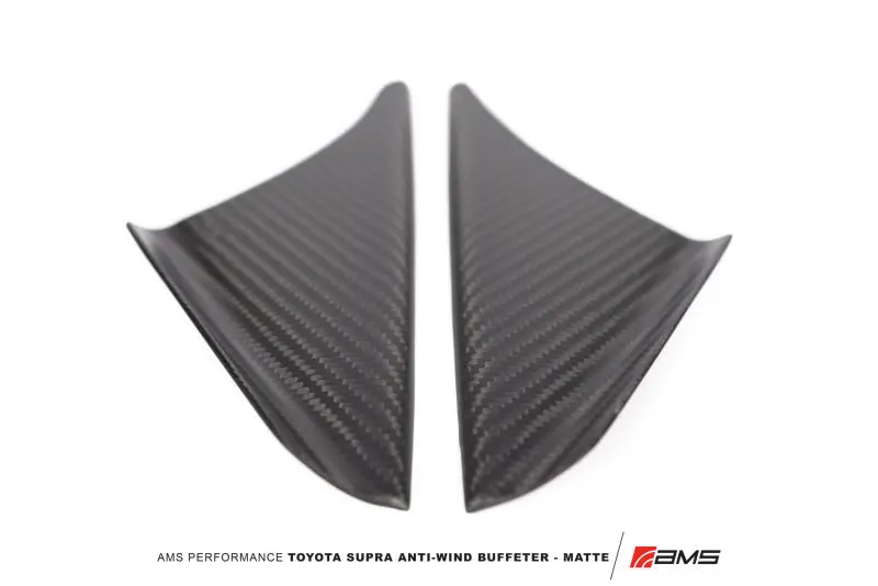 Ams Performance 2020+ Toyota Gr Supra Anti-Wind Buffeting Kit - Matte Carbon 1
