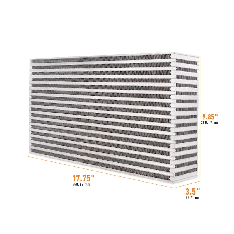 Mishimoto Universal Air-To-Air Intercooler Core - 17.75In / 9.85In / 3.5In 1