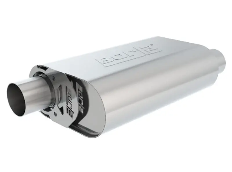 Borla Cratemuffler Sbc Hot 350/383 3 Inch Offset/Center 14In X 4.35In X 9In Oval Muffler 2