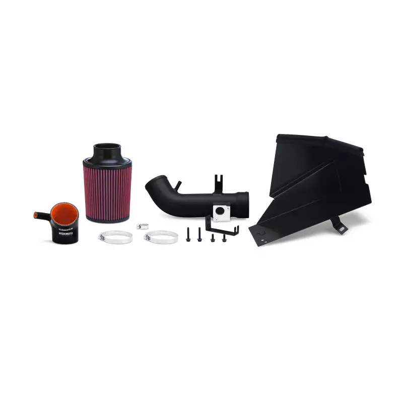 Mishimoto 06-11 Honda Civic Si Performance Air Intake W/ Heat Shield - Wrinkle Black 2