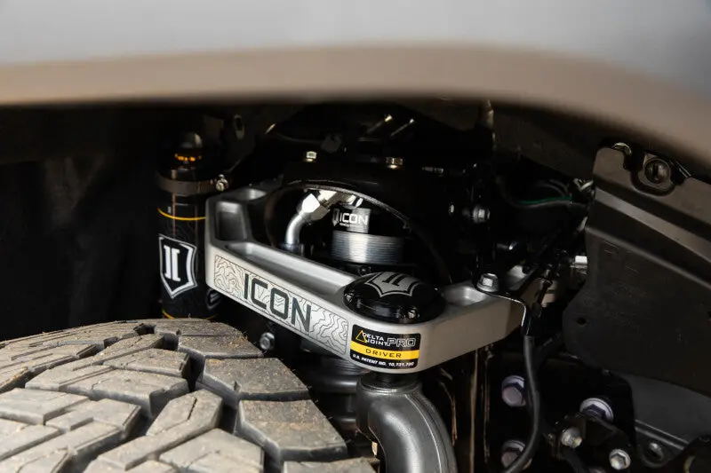 Icon 2024+ Toyota Tacoma 1.25In-3In Stage 5 Suspension System Billet W/ Triple Rate Spring 2